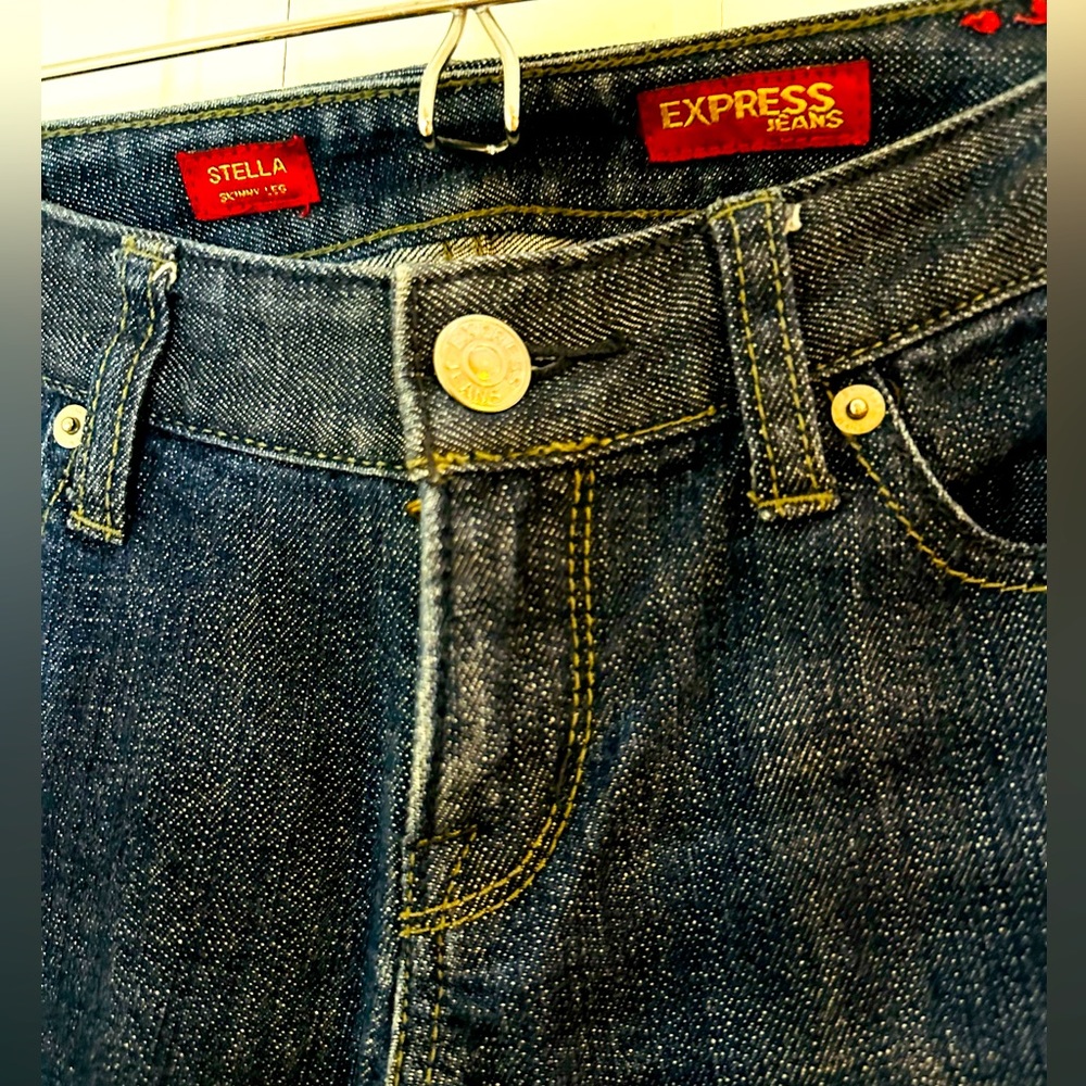 Vintage Express 90s Dark Blue Denim Jeans